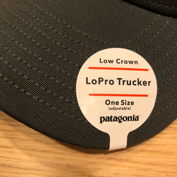 NWT Patagonia Low Crown Trucker Hat Logo One Size - Picture 2 of 4